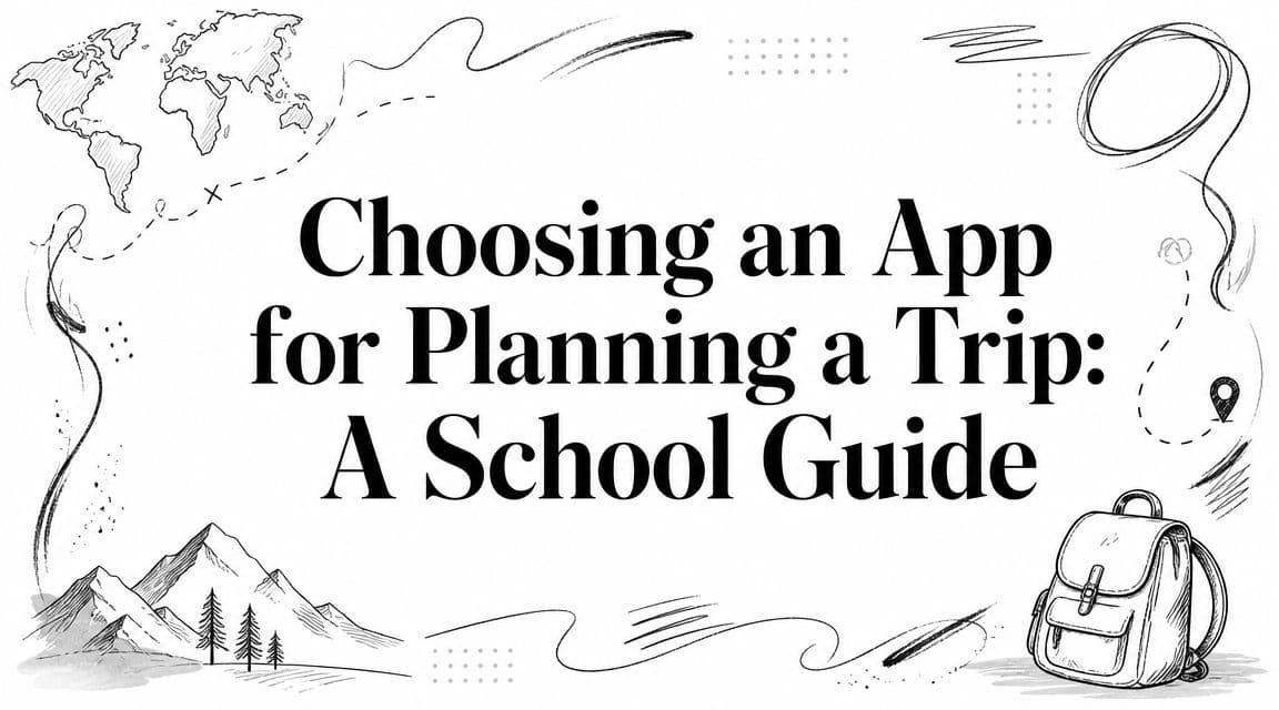 Choosing an App for Planning a Trip: A School Guide