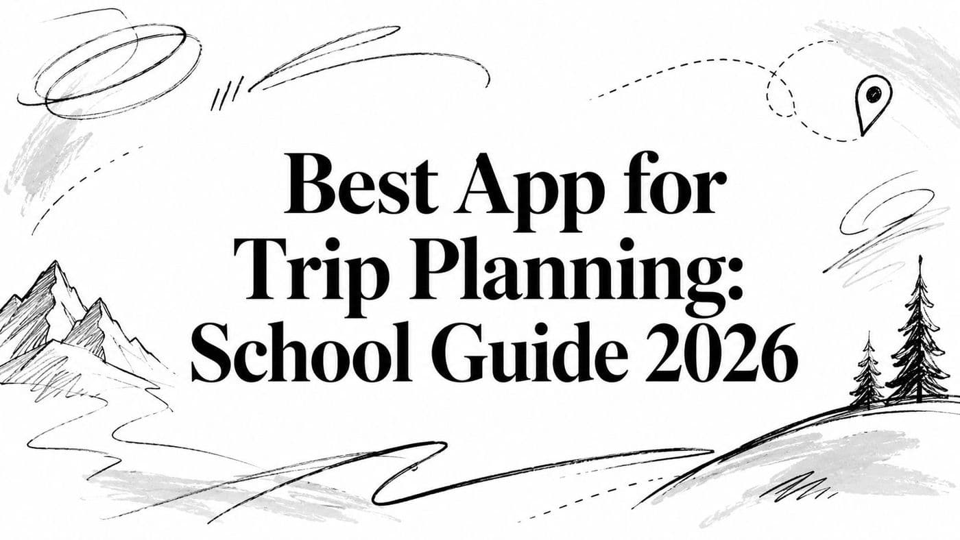 Best App for Trip Planning: School Guide 2026