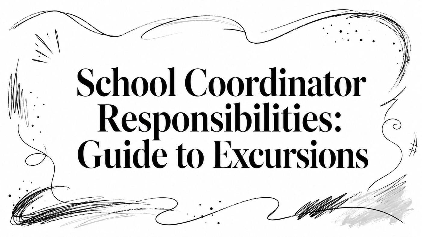 School Coordinator Responsibilities: Guide to Excursions