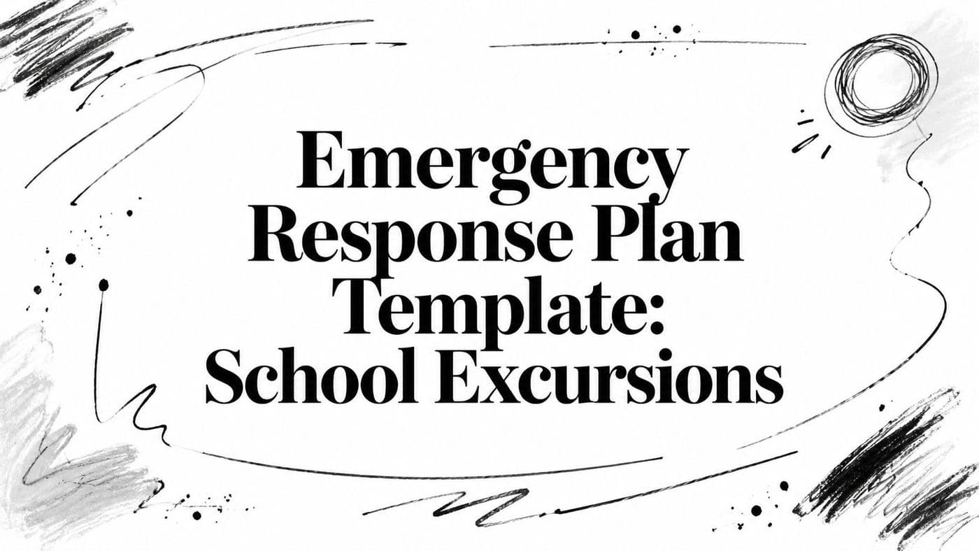 Emergency Response Plan Template: School Excursions