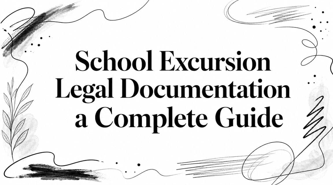 School Excursion Legal Documentation a Complete Guide