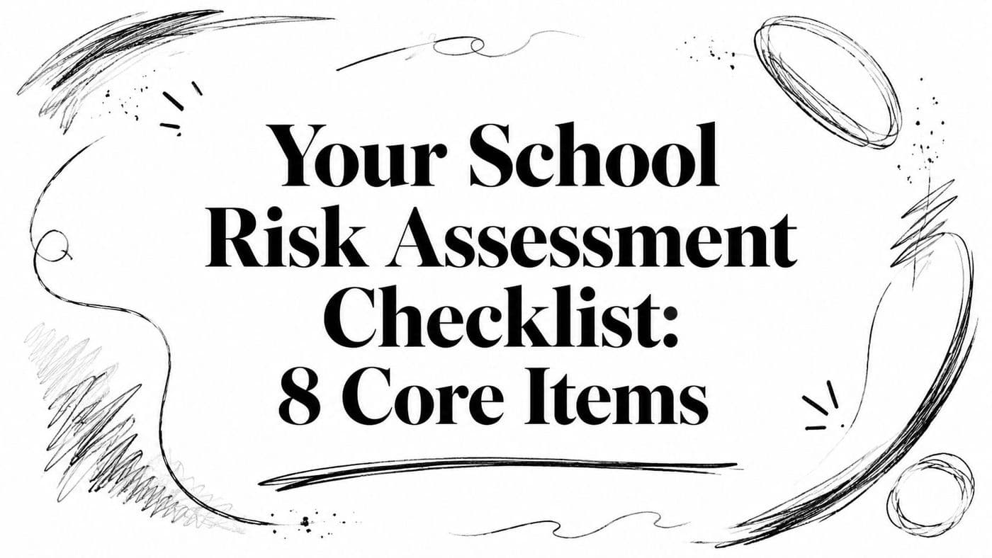 Your School Risk Assessment Checklist: 8 Core Items