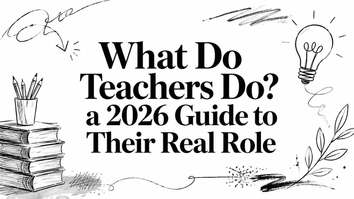 What Do Teachers Do? a 2026 Guide to Their Real Role